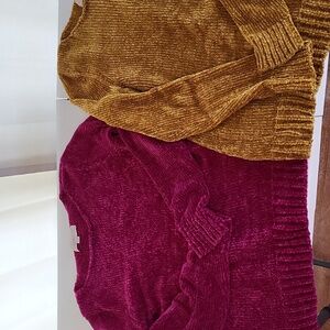Loft Chenille Sweaters - 2 Size Small